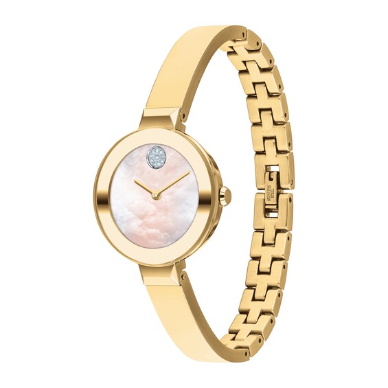 movado women's bangle watch
