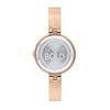 Thumbnail Image 3 of Ladies' Movado Bold®Crystal Rose-Tone Bangle Watch with Transparent Mother-of Pearl Dial (Model: 3600628)