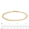 Thumbnail Image 3 of Made in Italy 4.4mm Curb Chain Necklace and Bracelet Set in Hollow 10K Gold - 22"