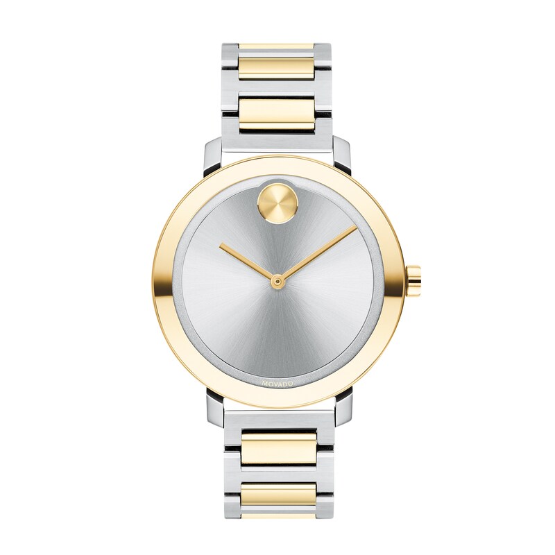 Ladies' Movado Bold®Two-Tone Watch with Silver-Tone Dial (Model: 3600651)