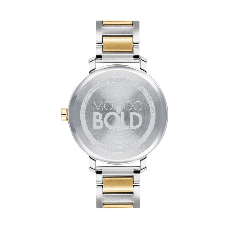 Main Image 4 of Ladies' Movado Bold®Two-Tone Watch with Silver-Tone Dial (Model: 3600651)