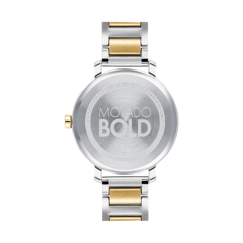 Ladies' Movado Bold®Two-Tone Watch with Silver-Tone Dial (Model: 3600651)