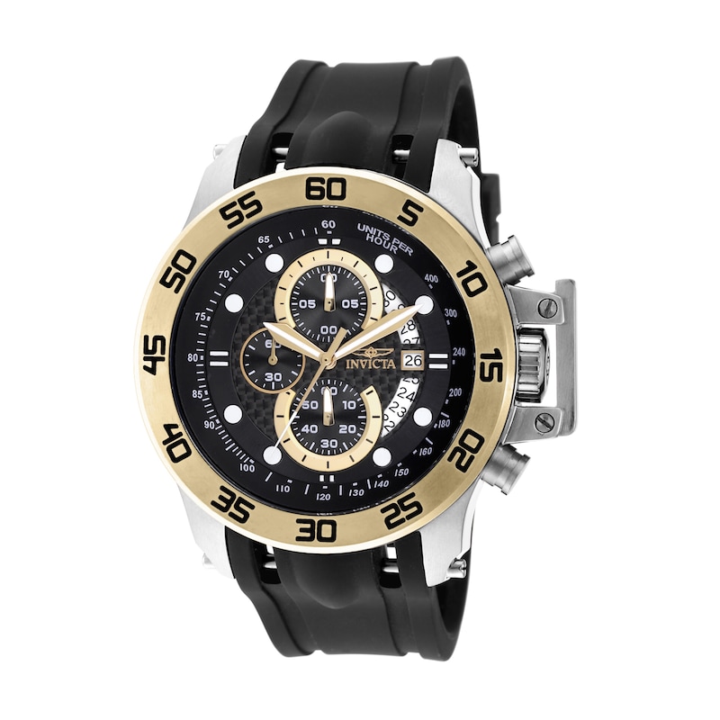 forskellige håber Få Men's Invicta I-Force Chronograph Gold-Tone Strap Watch with Black Dial  (Model: 19253) | Zales