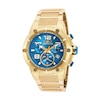 Thumbnail Image 1 of Men's Invicta Speedway Chronograph Gold-Tone Watch with Blue Dial (Model: 19532)