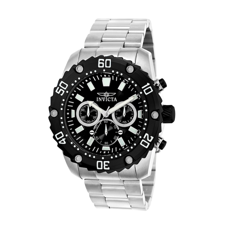 Main Image 1 of Men's Invicta Pro Diver Chronograph Watch with Black Dial (Model: 22516)