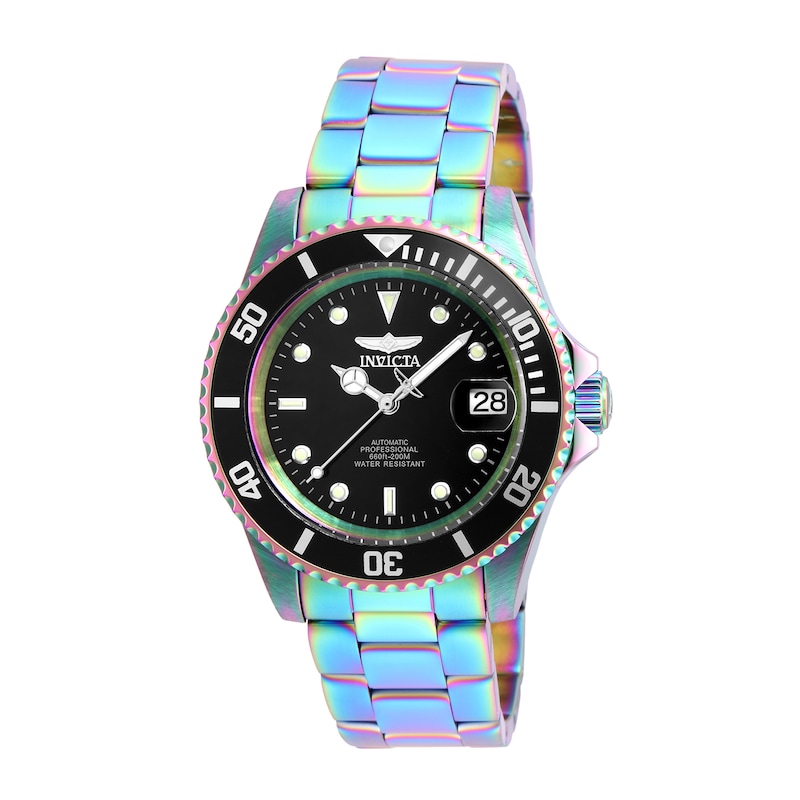 Men's Invicta Pro Diver Automatic Iridescent-Tone Watch with Black Dial (Model: 26600)