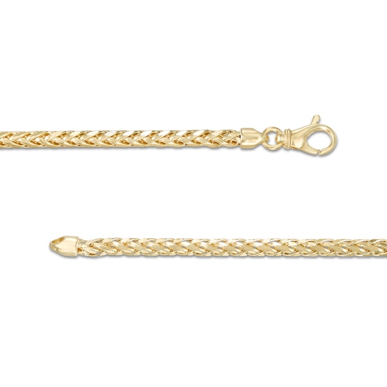4.1mm Hollow Franco Chain Necklace in 10K Gold - 22"