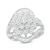 Thumbnail Image 1 of 1 CT. T.W. Composite Diamond Bypass Ring in Sterling Silver