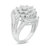 Thumbnail Image 3 of 1 CT. T.W. Composite Diamond Bypass Ring in Sterling Silver