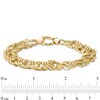 Thumbnail Image 4 of Hollow 13.0mm Rosetta Chain Bracelet in 10K Gold - 7.5"