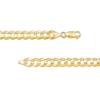 Thumbnail Image 3 of Made in Italy Mens's 7.0mm Curb Chain Necklace in 10K Gold - 26"