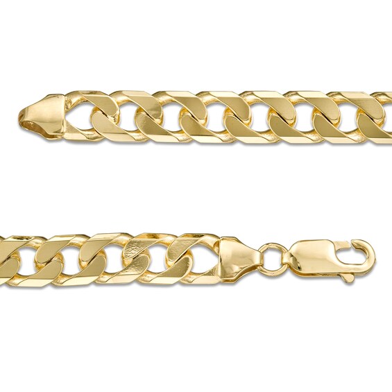 Made in Italy Men's 6.3mm Curb Chain Necklace in 10K Gold - 26"