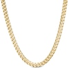 Made in Italy Hollow 6.2mm Cuban Curb Chain Necklace in 10K Gold - 20"