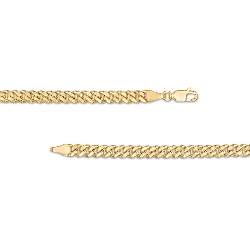 Made in Italy Hollow 4.5mm Cuban Curb Chain Necklace in 10K Gold - 22"
