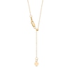 Thumbnail Image 2 of Made in Italy 1.0mm Adjustable Singapore Chain Necklace in 14K Gold - 22"