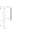 Thumbnail Image 3 of 1 CT. T.W. Diamond Multi-Row Hoop Earrings in 10K White Gold