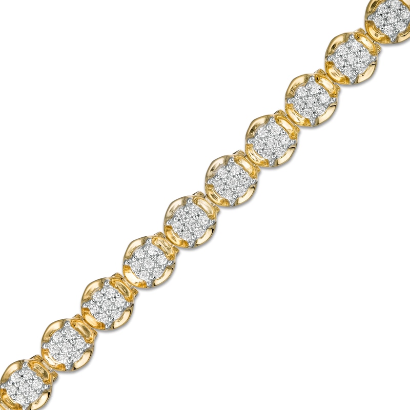 Main Image 1 of 1 CT. T.W. Composite Diamond Tennis Bracelet in 10K Gold