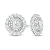 Thumbnail Image 1 of 1 CT. T.W. Diamond Vintage-Style Stud Earrings in 10K White Gold