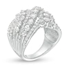 Thumbnail Image 3 of 3 CT. T.W. Diamond Bypass Multi-Row Ring in 10K White Gold