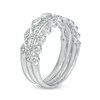 Thumbnail Image 2 of Diamond Accent Three Piece Stackable Band Set in 10K White Gold