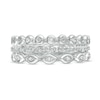 Thumbnail Image 3 of Diamond Accent Three Piece Stackable Band Set in 10K White Gold