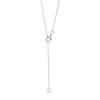 Thumbnail Image 3 of 1 CT. T.W. Graduated Diamond Curved Bar Necklace in 10K White Gold