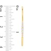 Thumbnail Image 3 of 1/2 CT. T.W. Graduated Diamond Threader Earrings in 10K Gold