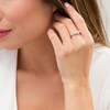 Thumbnail Image 2 of Cherished Promise Collection™ 1/4 CT. T.W. Quad Princess-Cut Diamond Vintage-Style Promise Ring in 10K White Gold
