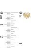 Thumbnail Image 1 of Puff Heart Stud Earrings in 14K Gold