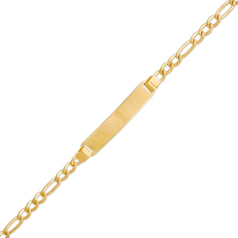 Main Image 1 of Child's ID Bracelet in 14K Gold - 6.0"