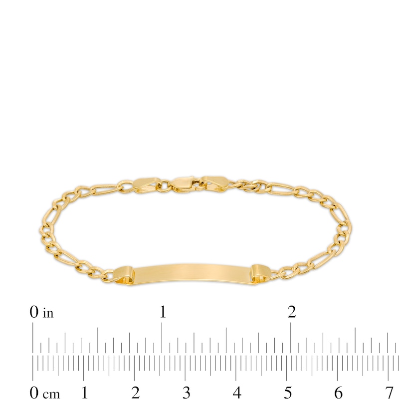 Main Image 2 of Child's ID Bracelet in 14K Gold - 6.0"