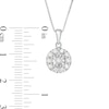 Thumbnail Image 2 of 1 CT. T.W. Diamond Frame Pendant and Earrings Set in Sterling Silver