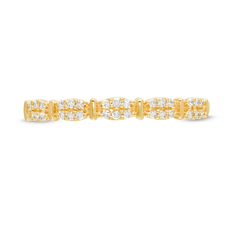 1/15 CT. T.W. Diamond Stackable Anniversary Band in 10K Gold