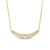 Thumbnail Image 1 of 1 CT. T.W. Diamond Slant Spiral Necklace in 10K Gold
