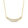 Thumbnail Image 0 of 1 CT. T.W. Diamond Slant Spiral Necklace in 10K Gold