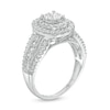 Thumbnail Image 3 of 1 CT. T.W. Diamond Double Oval Frame Vintage-Style Engagement Ring in 10K White Gold