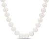 Thumbnail Image 0 of 9.0-11.0mm Cultured Freshwater Pearl Strand Necklace with 14K Gold Clasp - 20"