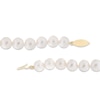 Thumbnail Image 2 of 9.0-11.0mm Cultured Freshwater Pearl Strand Necklace with 14K Gold Clasp - 20"