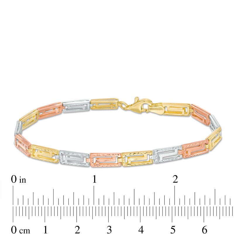 10K Gold Reversible Curb Bracelet