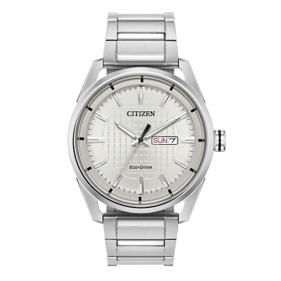 Men's Drive from Citizen Eco-DriveÂ®CTO Watch with Silver-Tone Dial (Model: Aw0080-57A)