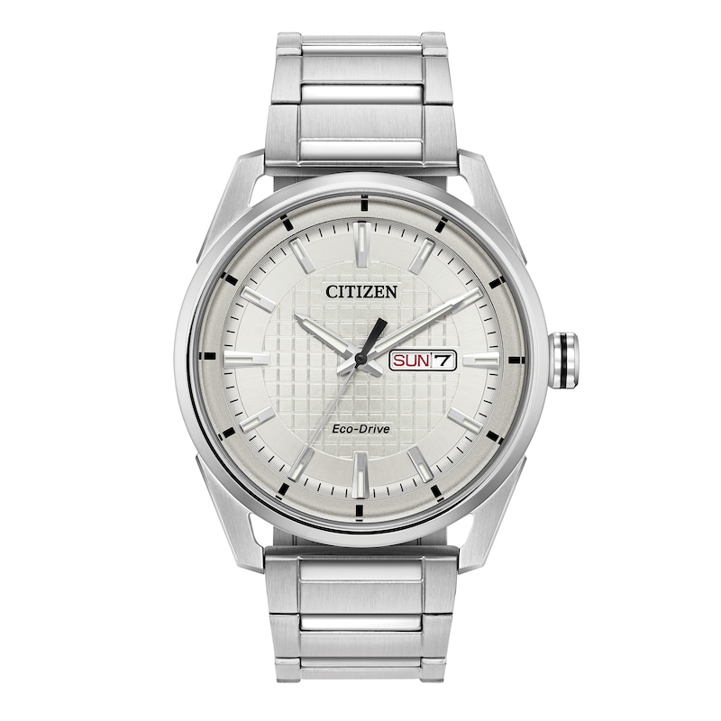 Men's Drive from Citizen Eco-Drive®CTO Watch with Silver-Tone Dial (Model: AW0080-57A)