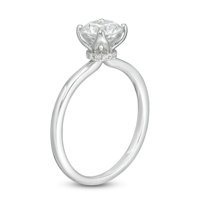 1 CT. T.W. GIA-Graded Diamond Solitaire Engagement Ring in 18K White Gold (I/VS2)