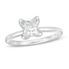 Thumbnail Image 0 of 1 CT. T.W. GIA-Graded Princess-Cut Diamond Solitaire Engagement Ring in 18K White Gold (I/VS2)