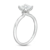 Thumbnail Image 2 of 1 CT. T.W. GIA-Graded Princess-Cut Diamond Solitaire Engagement Ring in 18K White Gold (I/VS2)