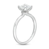Thumbnail Image 3 of 1 CT. T.W. GIA-Graded Princess-Cut Diamond Solitaire Engagement Ring in 18K White Gold (I/VS2)