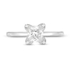 Thumbnail Image 3 of 1 CT. T.W. GIA-Graded Princess-Cut Diamond Solitaire Engagement Ring in 18K White Gold (I/VS2)