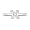 Thumbnail Image 4 of 1 CT. T.W. GIA-Graded Princess-Cut Diamond Solitaire Engagement Ring in 18K White Gold (I/VS2)