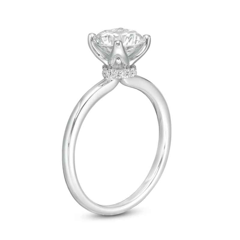 1-1/2 CT. T.W. GIA-Graded Diamond Solitaire Engagement Ring in 18K White Gold (I/VS2)