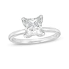 Thumbnail Image 1 of 1-1/2 CT. T.W. GIA-Graded Princess-Cut Diamond Solitaire Engagement Ring in 18K White Gold (I/VS2)