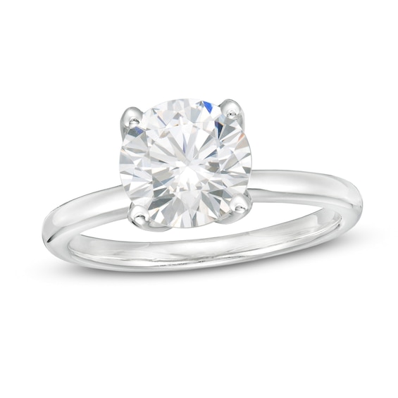 2 CT. T.w. GIA-Graded Diamond Solitaire Engagement Ring in 18K White Gold (I/Vs2)